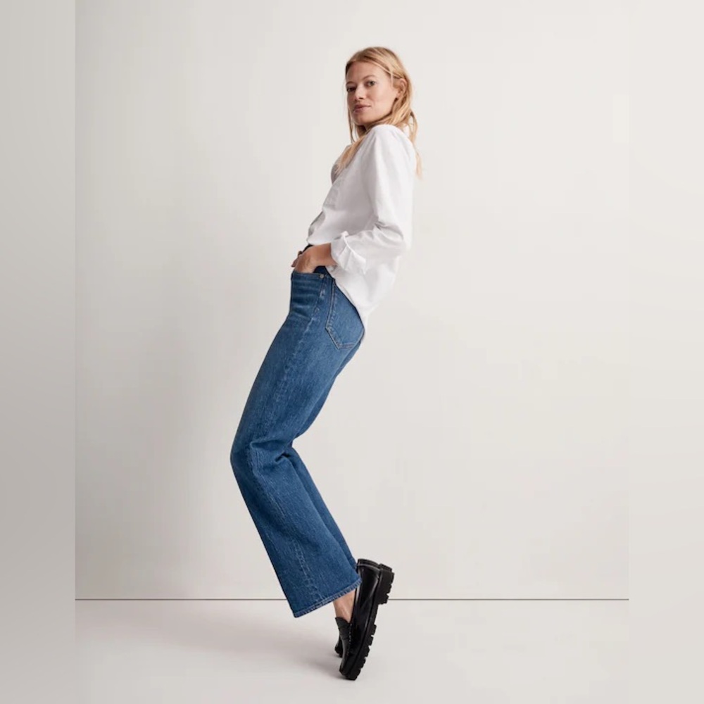 Madewell The Perfect Vintage Wide-Leg Jeans Leifland Wash